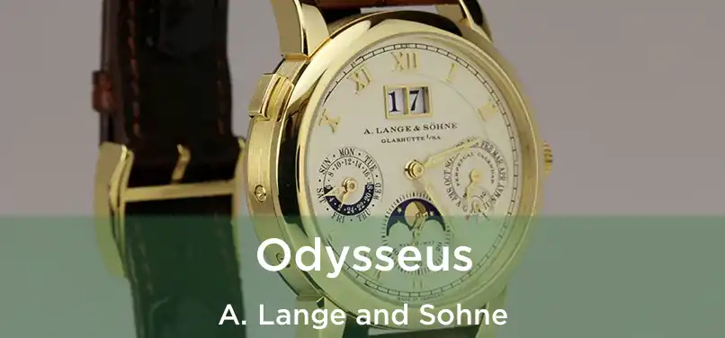  Odysseus A. Lange and Sohne